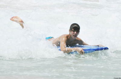 19.08 | Justin Bieber e seu pai em Barbados