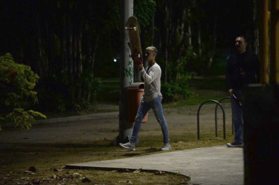 29.03 | Justin Bieber andando de skate no Aterro do Flamengo no Rio de Janeiro