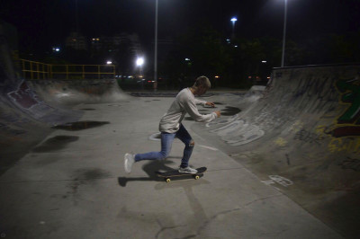 29.03 | Justin Bieber andando de skate no Aterro do Flamengo no Rio de Janeiro