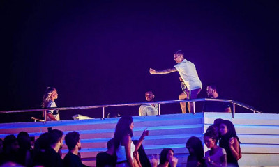 05.07 | Justin Bieber é fotografado em uma boate em Dubai, UAE