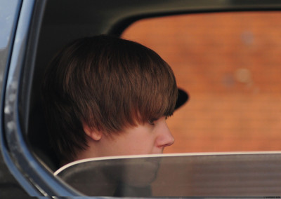 20.07 | Justin Bieber chegando no Nokia Theatre, em Los Angeles