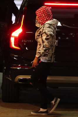 07.05 | Justin Bieber chegando na Qudos Bank Arena em Sydney, Austrália