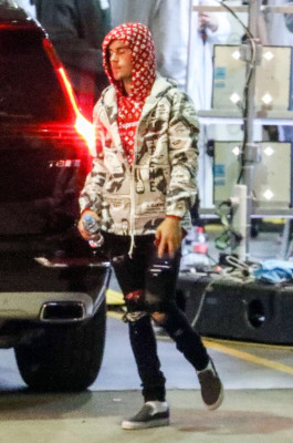 07.05 | Justin Bieber chegando na Qudos Bank Arena em Sydney, Austrália