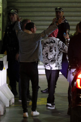 07.05 | Justin Bieber chegando na Qudos Bank Arena em Sydney, Austrália
