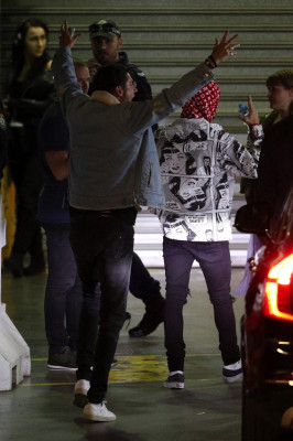 07.05 | Justin Bieber chegando na Qudos Bank Arena em Sydney, Austrália