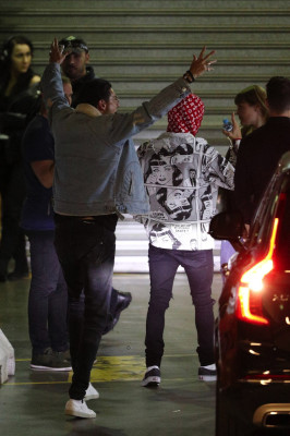 07.05 | Justin Bieber chegando na Qudos Bank Arena em Sydney, Austrália