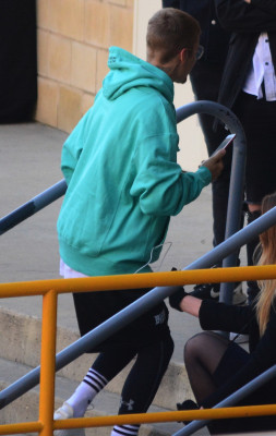 07.07 | Justin Bieber chegando na Qudos Bank Arena em Sydney, Austrália