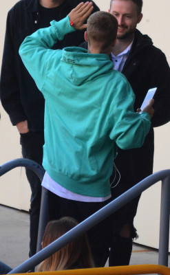 07.07 | Justin Bieber chegando na Qudos Bank Arena em Sydney, Austrália
