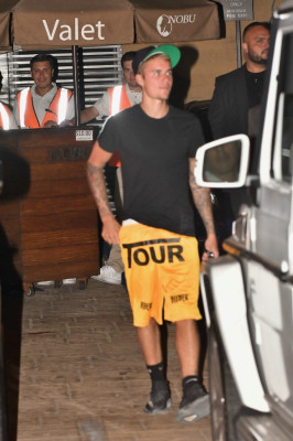 29.07 | Justin Bieber no Nobu em Malibu, Califórnia