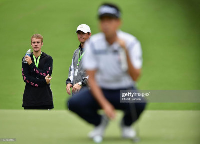 08.08 | Justin Bieber no PGA Championship em Charlotte, na Carolina do Norte