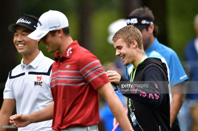 08.08 | Justin Bieber no PGA Championship em Charlotte, na Carolina do Norte