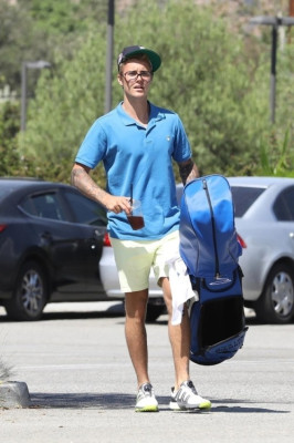 09.10 | Justin Bieber no Angeles National Golf Club em Tujunga, Califórnia