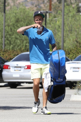 09.10 | Justin Bieber no Angeles National Golf Club em Tujunga, Califórnia