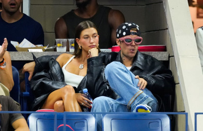 01.09 | Justin e Hailey Bieber no US Open de Tênis.