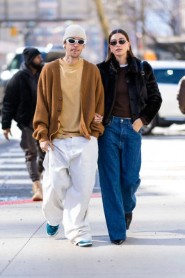24.01 | Justin e Hailey Bieber em Nova York.