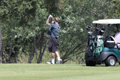 09.06 | Justin e Neima Khaila jogando golf em Los Angeles