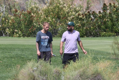 09.06 | Justin e Neima Khaila jogando golf em Los Angeles