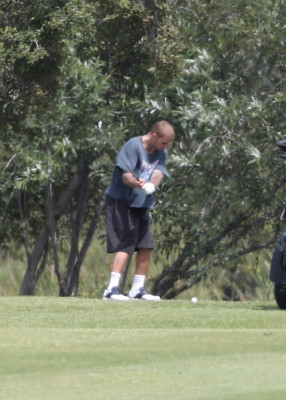 09.06 | Justin e Neima Khaila jogando golf em Los Angeles
