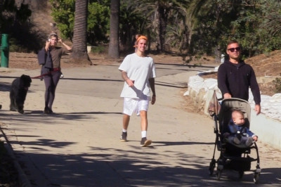 12.05 | Justin Bieber no Runyon Canyon Park em Los Angeles, Califórnia