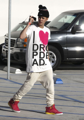 10.04 | Justin Bieber chegando no Sky High Sports
