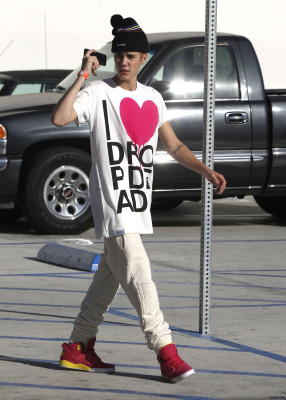 10.04 | Justin Bieber chegando no Sky High Sports