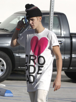 10.04 | Justin Bieber chegando no Sky High Sports