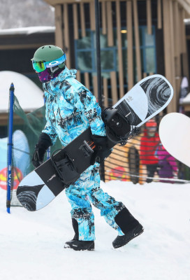 31.12 | Aproveitando uma manhã de snowboard com os amigos em Aspen