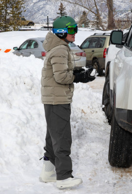 30.12 | Em uma descida de snowboard em Aspen