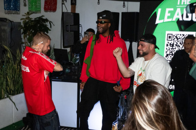 07.10 | Justin Bieber no The League, em Los Angeles, Califórnia.